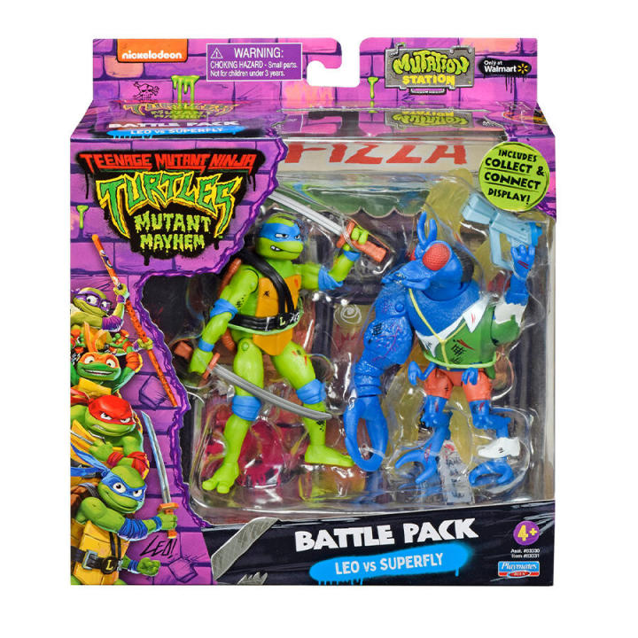 Teenage Mutant Ninja Turtles Movie Mutant Figure : Leonardo vs ...