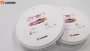 LODDEN Zirconia Block 4D PRO Multilayer Zirconia Disc 98mm 8 Layer Open System Vita 16 Colors For CAD/CAM Dental Lab Material