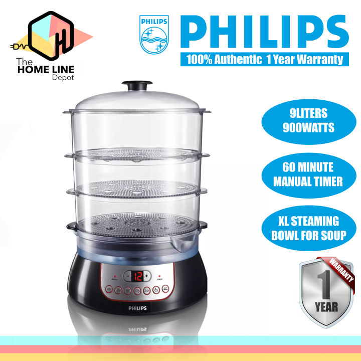 Philips Pure Essentials Collection Food Steamer HD9140 Lazada PH