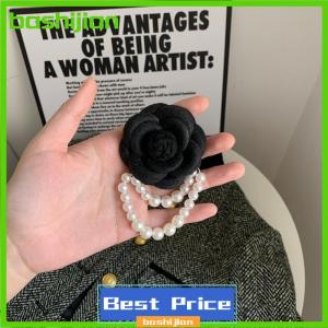 bashijian New vải hoa trà hoa Trâm BOW TIE phụ nữ áo sơ mi cổ áo phụ kiện pins cổ điển Wedding party trâm cài cho phụ nữ