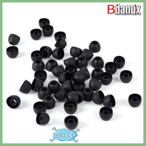 danux 50PCS Earbud Headphone Soft Silicone In Ear Buds Tip Cover Replacement