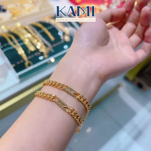 {loại 1} Lắc tay xích N bền màu đủ size nam nữ Kami trang sức sỉ LN328V