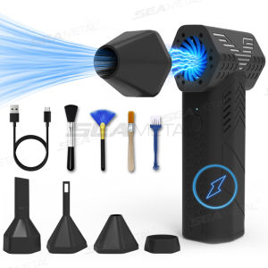 SEAMETAL High Pressure Air Pump Turbo Fan Portable Handheld Dust Elimination Computer Hurricane Clean Tool Kits Car Care