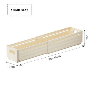 Vision Retractable Storage Basket Multipurpose Kitchen Organizer Expandable Plastic Storage Boxes Household Laundry Snack Book Fruit Underwear Sundries Storage Baskets