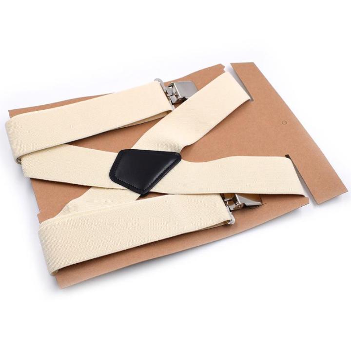 Shoulder Strap For Pants Wide Men Suspenders For Shirt Clips