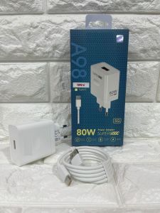 Charger Op A98 5G 80W Super Vooc Power Adapter Support Fast Charging