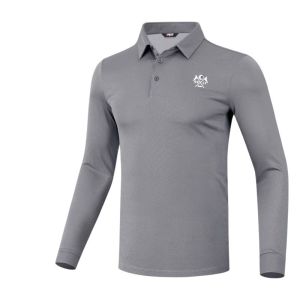 New Mens Golf Shirts Golf Clothing Long Sleeve Man T Shirt Spring Clothes Outdoor Sports Tops Golf Team Uniforms Golf Shirt