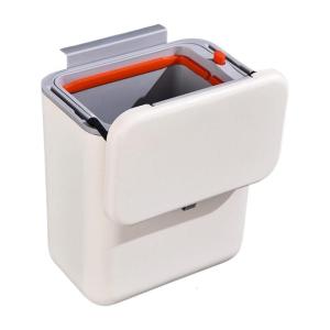 Thuận tiện treo tường Thùng rác với nắp thùng đựng phân hữu cơ bếp cho nhà bếp và phòng tắm tổ chức