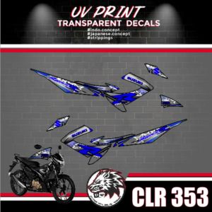 SUZUKI RAIDER R150 CARB SATRIA UV clear decal