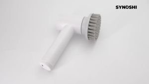 Electric Spin Scrubber Power Cleaning Brush with 3 Heads Cordless Waterproof Shower Scrubber with Dual Speed Perfect for Cleaning Bathroom Tile Cars Floor. Electric Scrub Brush for tub