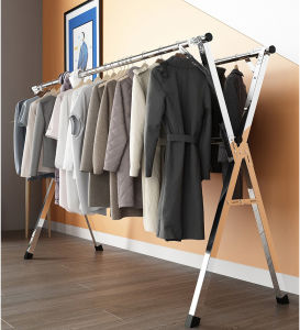 Giàn phơi đồ xếp gọn chất liệu không rỉ co giản 13-16m thế hệ mới - hàng cao cấp