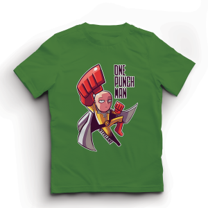 Baju Kaos Distro Anak Laki Laki Karakter Anime Saitama Keren Import 1 - 10 Tahun  - Hypelane - DTF