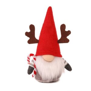 COUPLECOL Vải không dệt Búp bê Gnome trang trí Giáng sinh Hoạt hình Dệt kim Búp bê nhồi bông hình chú lùn Giáng sinh. Quà tặng cho trẻ em Treo Vật trang trí hình chú lùn không . Trang trí nhà cửa dịp Giáng sinh
