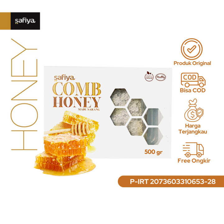 Madu Sarang Asli 500 Gr Raw Honey Comb Authentic Safiya Food Lazada