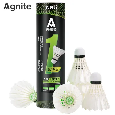 Deli Agnite Shuttlecock/ Kok Badminton Bulu Tangkis Premium High Quality Isi 3 dan 6 F2200 F2201