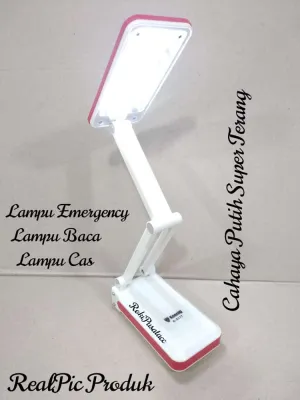 Lampu Meja Belajar Lipat / Lampu Baca Unik dan Imut Bisa Di Cas