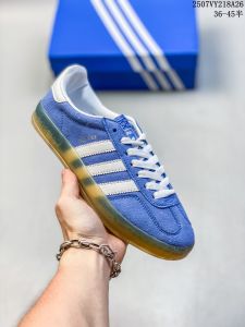 Mens And Womens Adidas Original Sneakers Wear-Resistant Gazelle Indoor Grey Summer Couple Popularity Sport Shoes