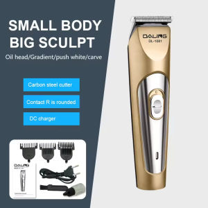 Kemei Professional Electric Barber Trimmer USB Rechargeable Electric Nose Hair Clipper Cordless Finish Cutting Machine Zero Gapped KM-1251