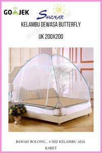 KELAMBU PORTABLE KELAMBU DEWASA BISA COD/ KELAMBU KAMAR/ KELAMBU TEMPAT TIDUR/ KELAMBU ANTI NYAMUK (KELAMBU 200 x 200) SHENAR