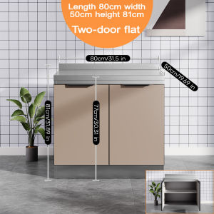 Frocill Gold Stainless Steel kitchen sink cabinet Sets Composable Gas Stove Sink Storage Cabinet Kitchen Kabinet Dapur 橱柜