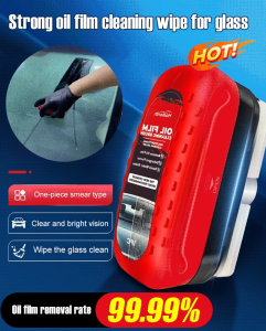 【🔥🔥Hot Sell】High-Efficiency Car Glass Oil Film Remover/Car Window Glass Cleaning Brush/Rainproof Fog Cleaning Glass Brush 汽车强力玻璃油膜去除剂