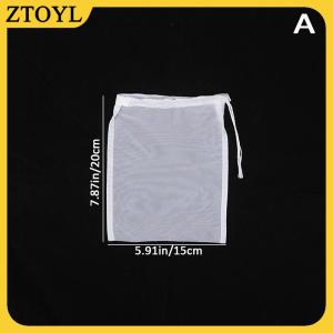 ZTOYL Túi Lọc Sữa đậu nành 100 lưới lọc tốt Túi tái sử dụng nước trái cây cà phê sữa đậu nành dây rút túi lọc nhà bếp lọc thực phẩm