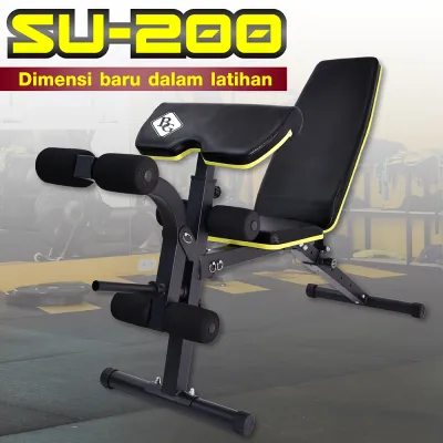 BG SPORT SIT UP BOARD SIT UP BENCH ALAT SIT UP DUMBELL SIT UP BOARD ALAT OLAHRAGA MURAH MODEL SU-200