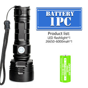 ODNUM outdoor silau senter Quad-core P70LED sumbu 1500M iradiasi 26650 baterai lithium Kapasitas