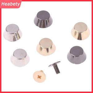 Heabety 10 Bộ Kim Loại túi chân dưới đinh tán cho Diy da đinh tán Túi Mặc Bảo vệ đinh tán cho túi dưới túi vành đai phụ kiện