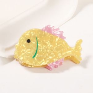 MARIE Non-slip Fish Hair Claw Sea Creature Animal Large Shark Clip Fashion Hair Accessories PVC Claw Clip Women