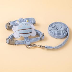 2026 Hot Sale [ Shipped from China ] Cat and Bee Leash Cute Cat Walking Rope Harness Vest-style Leash Dog Walking Rope Dog Leash B3