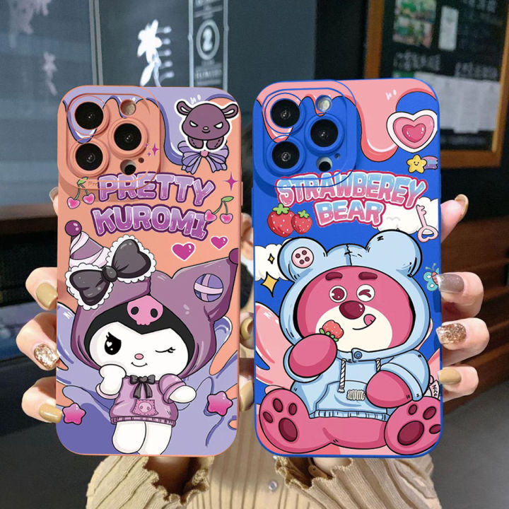 Phone Case For iPhone 15 14 Plus 13 12 Pro Max 11 XR 7 8 SE 2020 Kuromi