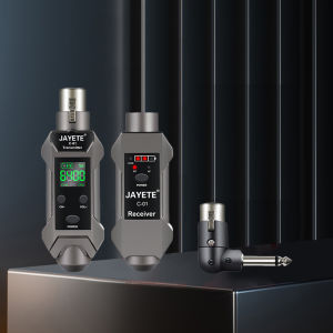 【New Arrival】 Microphone Wireless System HD Display Wireless Mic Adapter 30m-50m Rang 48V for Dynamic Microphone Audio Mixer PA System