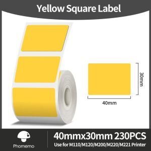 Colorful Thermal Label Sticker For Phomemo M110/M120/M220/M200/M221 Printer