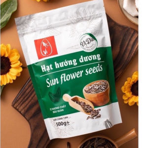 Hạt hướng dương mỹ vị (vị Dừa Óc Chó) đóng gói túi zip 450gr - hàng date mới loại 1