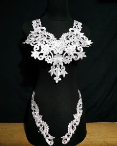 Renda Bordir Motif Najwa Cocok Untuk Gamis Gaun Kebaya DLL