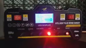 SHINE【5800A】Car Battery Charger 12v/24v Full Intelligent Fast Power Pulse With Digital Lcd Display【Fast Delivery】