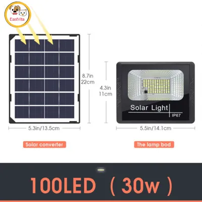 Local delivery Outdoor Solar Light Household IP65 Waterproof High-power Super Bright Flood Light With Remote Control For Garden Patios