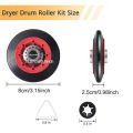 W. 10314173   Drum Support Roller Compatible with Whirlpool,Kenmore, Magic Chef, Matag, Replace 8536973 , 8536974 W. 10314171 , WPW. 10314173 ,AP 6019303 , PS. 11752609 ，Dryer Drum Roller Replacement Part. Pack of 2. 