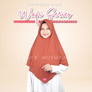 Khayr Moswear Hijab Wafi Crinkle Airflow Anti kusut Hijab Instant Syari