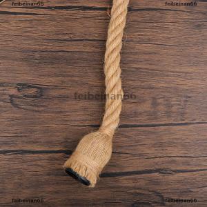 feibeinan66 Mỹ cổ điển gai dây mặt dây đèn nhà hàng bar cafe công nghiệp trang trí mặt dây đèn dệt tay dây đèn