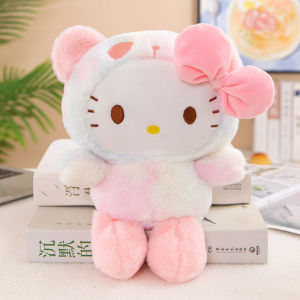 25cm/8inch Kuromi Plushie My Melody Cinnamoroll Anime Sanrio MINISO Plush Toys Kawaii Tiedye Stuffed Doll Anime Pillow Birthday Gifts For Kids