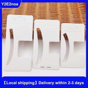 【Local shipping】 50pcs Display Cards For Hair Claw Clip Paper Card Headdress Card Hair Decoration Package DIY Jewelry Cardboard Package Hair Clips Craft Hang Tag Card