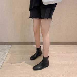 PINKEY P267 Sepatu Boots Murah Wanita Import Terkini Flat Terlaris