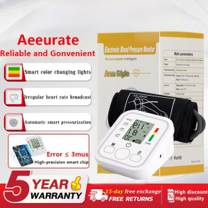 AIQUE High-precision electronic arm blood pressure monitor with LCD Screen