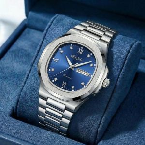 Aili Feida Hollow Nautilus Quartz Watch for Men with Butterfly Clasp Dropshipping Popular on Douyin Live Streaming Wholesale