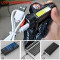 Multifunctional Waterproof  LED Headlamp XPE + COB USB Rechargeable Headlight Head Torch Head Lamp. 
