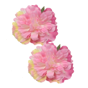Pack of 2 Artificial Flower Curtain Clips Modern Decorative Tiebacks Clasps Buckles Window Drape Holders Clamp Decors
