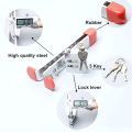 Stainless Steel Pedal Lock Car Lock Brake Anti Theft Lock Nut Paddle Brake Lock Car Brek Kereta Car Paddle Lock Car. 