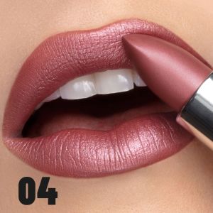INEXTIN Glitter Pearlescent Lipstick Matte Waterproof Metallic Lipstick Non-stick Cup Lip Glaze Women